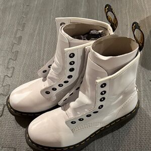 Dr. Martens White Combat Boots